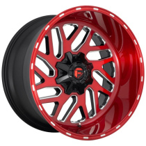 Fuel 1PC Triton 22X10 ET-18 8X165.1 125.10 Candy Red Milled Fälg